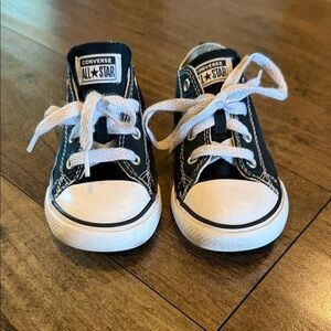 Converse Kids Black and White Sneakers